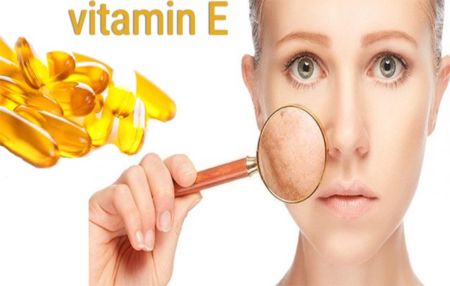 Trị sẹo rỗ ở mũi cho da khô bằng Vitamin E